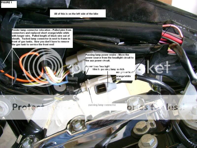 Anyone install the passing lamp bypass kit? - Page 3 ... harley evo wiring harness 